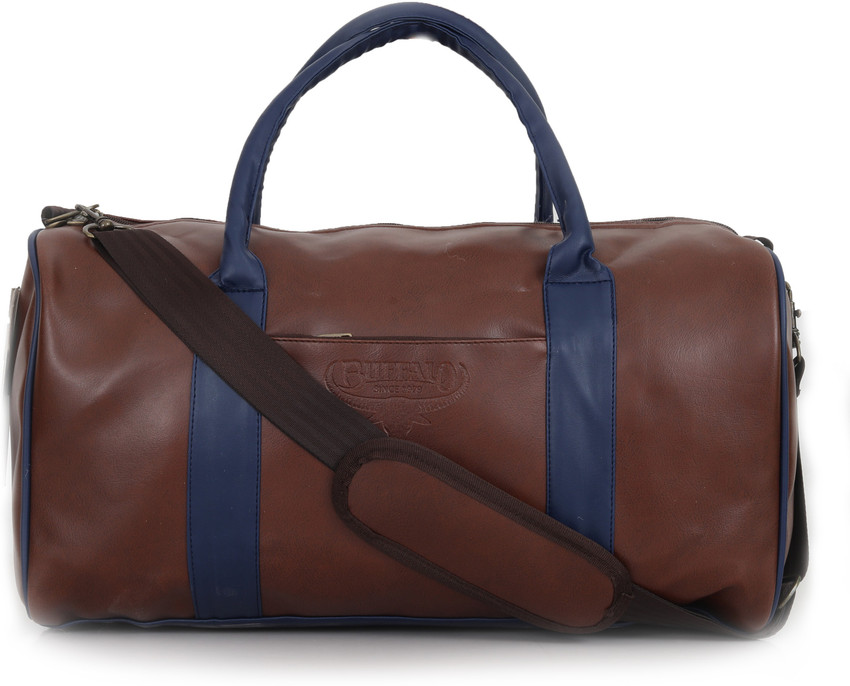 Leather American Buffalo Bison Duffel Bag | USA Made | Col. Littleton