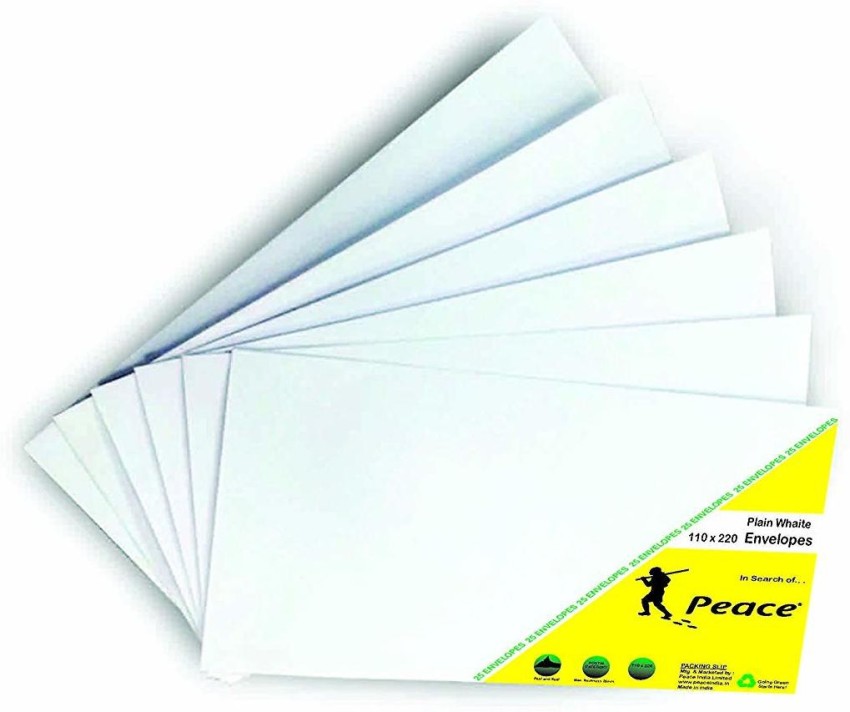 25 Quality White Envelopes 5x7 100gsm