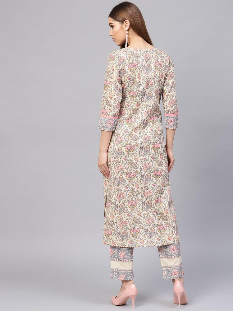 Yufta Women Kurti Pant Set Buy Yufta Women Kurti Pant Set Online