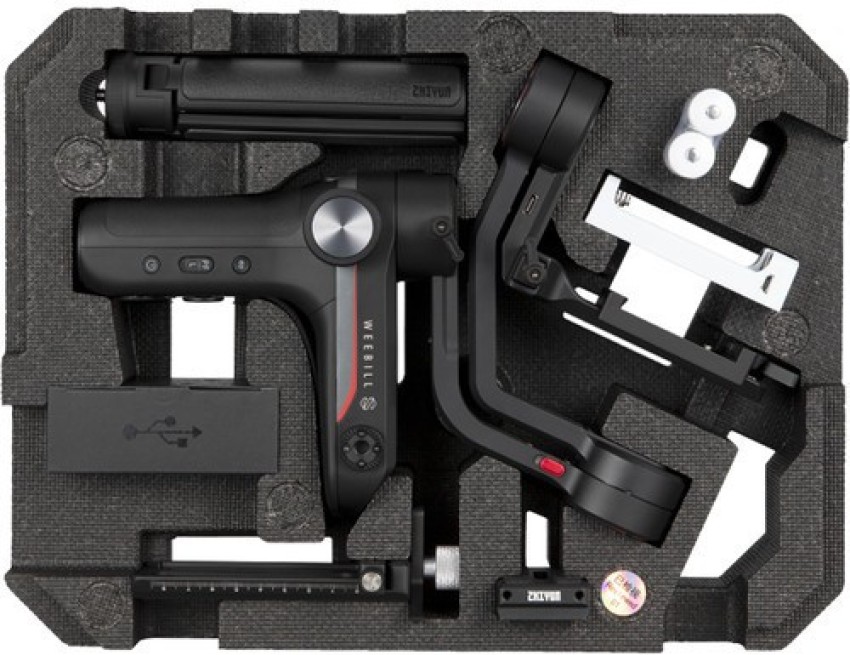 Zhiyun WEEBILL-S (for DSLR and Mirrorless Cameras ) 3 Axis Gimbal for  Camera Price in India - Buy Zhiyun WEEBILL-S (for DSLR and Mirrorless  Cameras ) 3 Axis Gimbal for Camera online