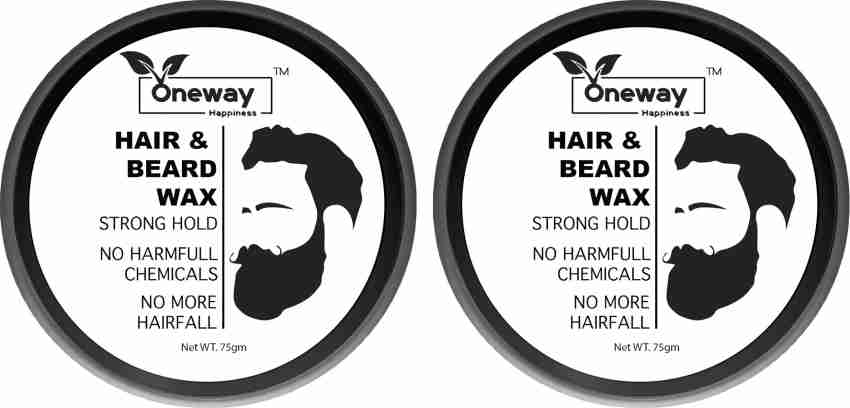 Oneway Happiness Spider Hair Wax 75Gm, For Hair,Beard, Packaging