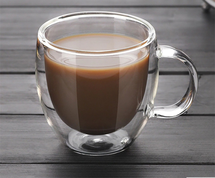 MosQuick double sided glass Glass Coffee Mug Price in India Buy