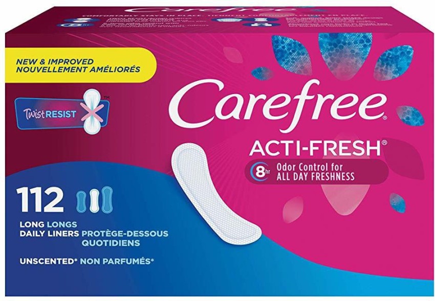 Carefree Acti-Fresh Body Shaped Panty Sanitary Pad, Buy Women Hygiene  products online in India