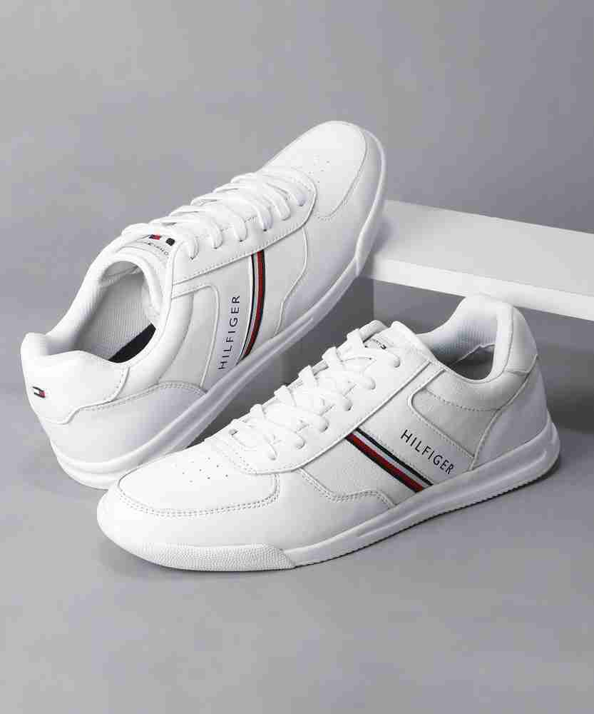 Tommy hilfiger lightweight leather sneaker outlet