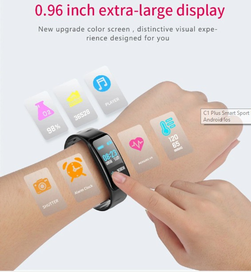 Wrist watch heart rate blood pressure top