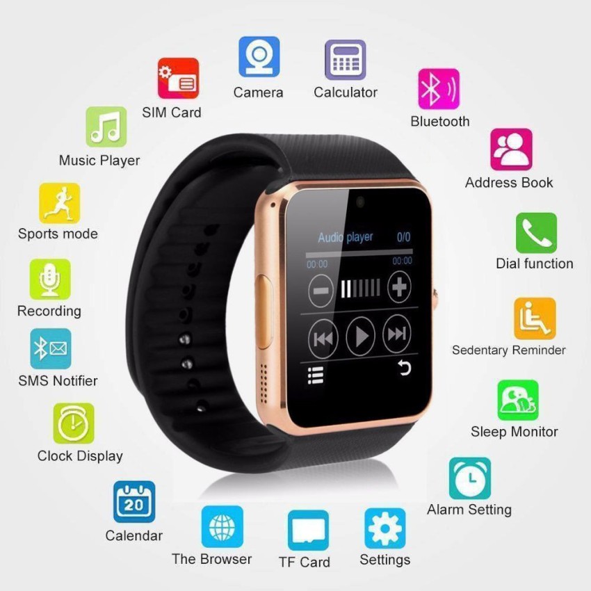 Triangle Ant T-08 Smartwatch with SIM Card Support Smartwatch Price in  India - Buy Triangle Ant T-08 Smartwatch with SIM Card Support Smartwatch  online at