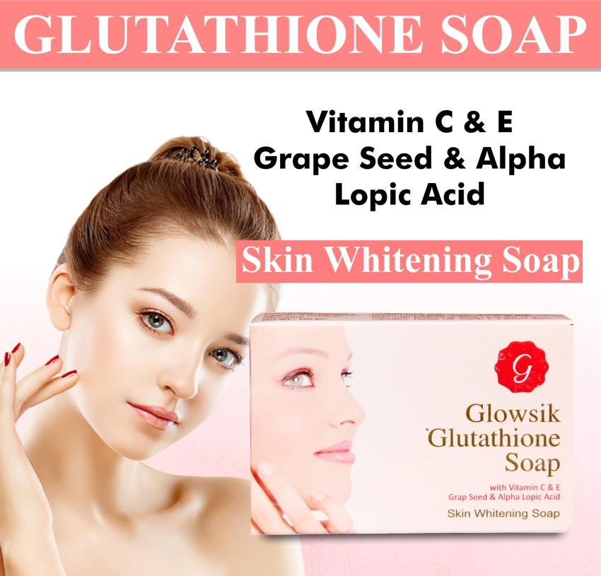 glutathione soap before and after