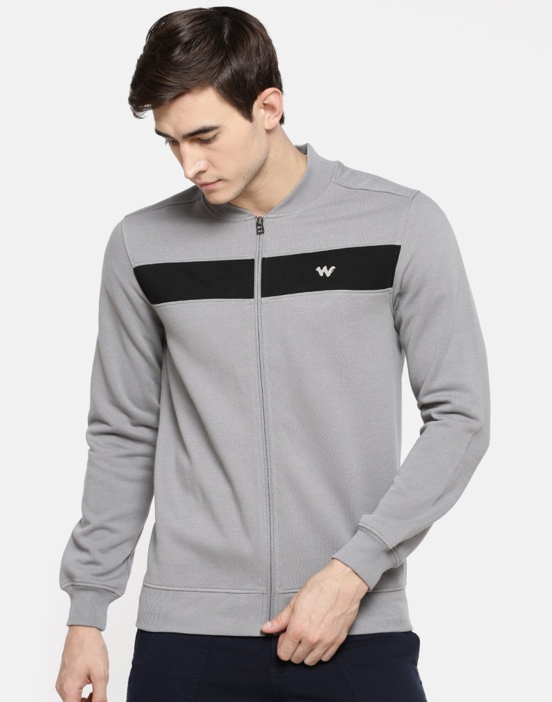 Wildcraft discount sweatshirt grey