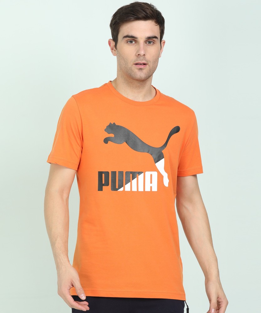 Black and orange cheap puma shirt