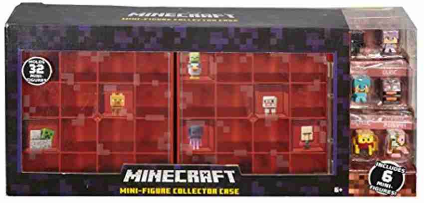 Mattel minecraft mini hotsell figure collector case