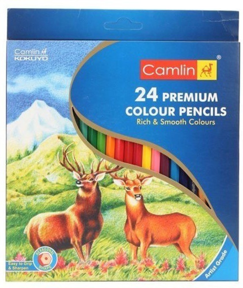 Camlin Camel Charcoal Pencil -Soft -Pack of 10