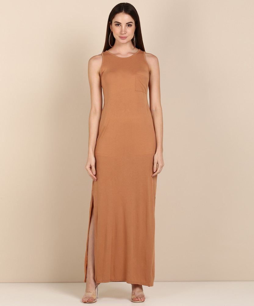 Forever 21 orange maxi dress outlet