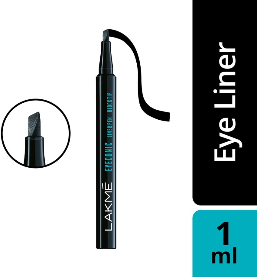 Buy Lakme Eyeconic Liner Pen Block Tip Black 1 ml at Best Price Tata CLiQ