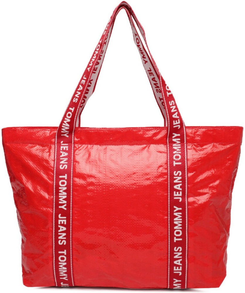 Tommy hilfiger red hot sale tote bag