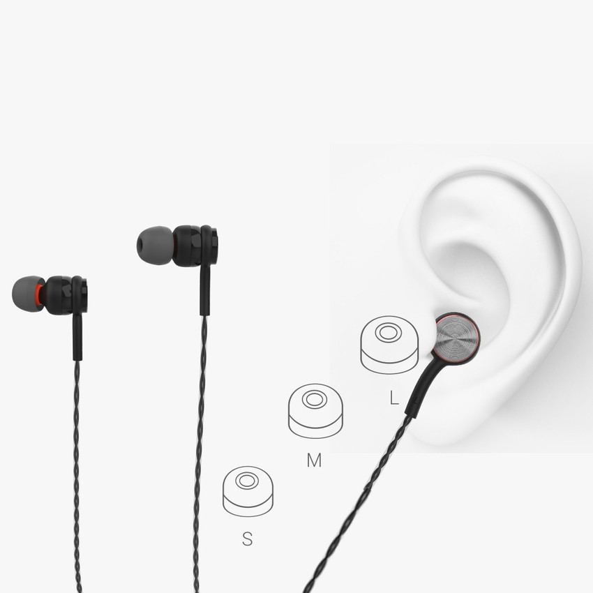 Portronics Conch Gama in Ear Wired Earphone 1.2m Tangle Free