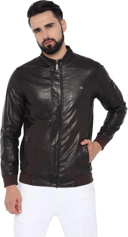 Allen solly jackets leather best sale