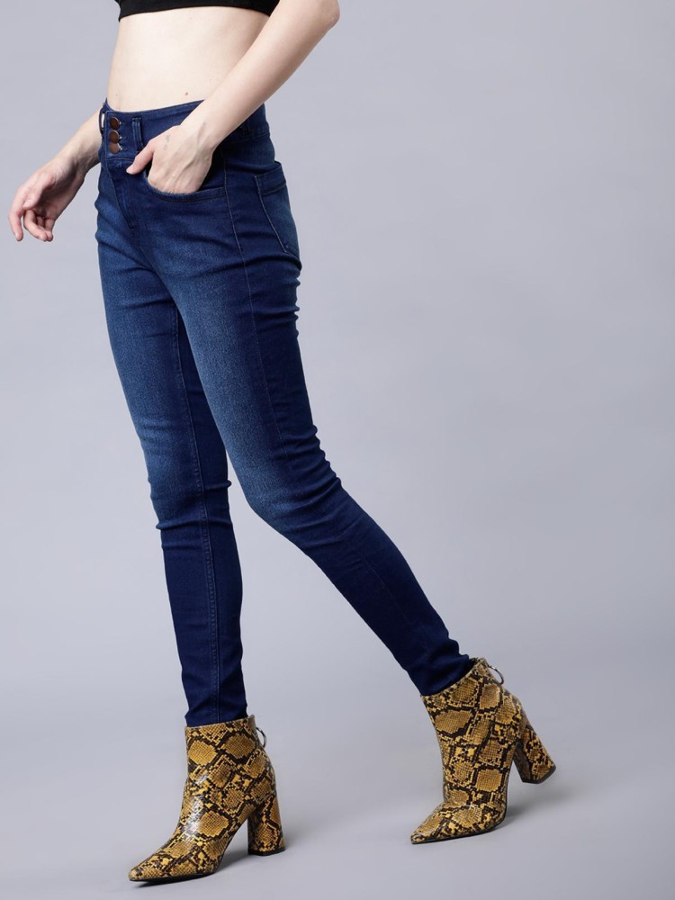 Tokyo Talkies Skinny Women Blue Jeans - Buy Tokyo Talkies Skinny Women Blue  Jeans Online at Best Prices in India