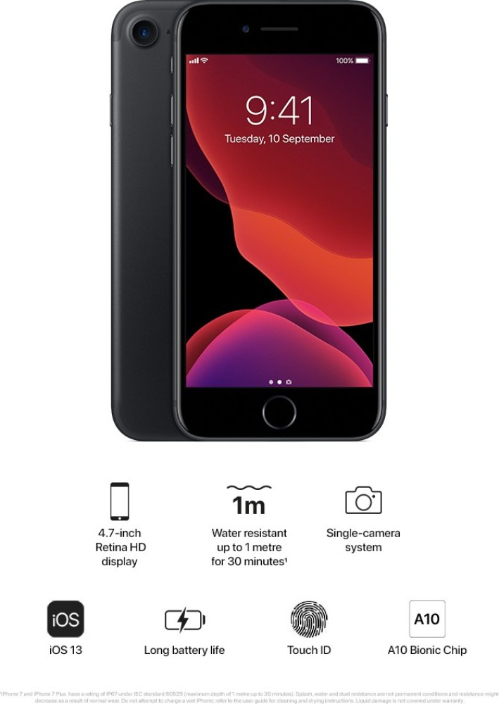 Apple iPhone 7 (Black, 32GB) Price in India - buy Apple iPhone 7