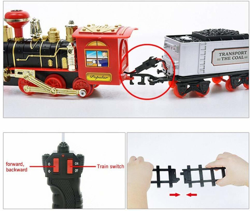 Nilu Toys Realistic Remote Control Smoke Train Set for Kids Realistic Remote Control Smoke Train Set for Kids Buy Remote Control Train toys in India. shop for Nilu Toys products