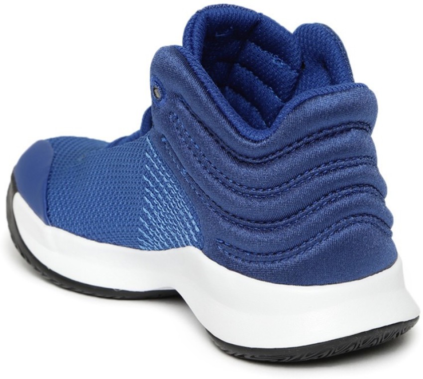 Adidas blue clearance basketball shoes