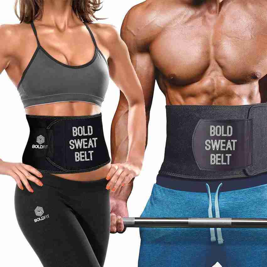 BOLDFIT Sweat Slim Belt Tummy Trimmer for Men Women