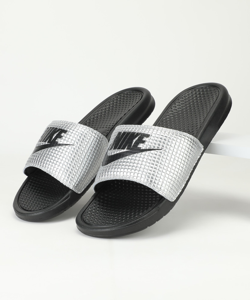Nike benassi shop silver