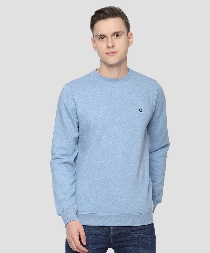 Allen solly full sleeve solid men sweatshirt outlet