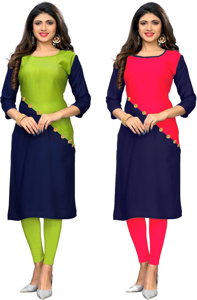 Latest 50 Double Layered Kurti Designs For Women (2022) - Tips and Beauty