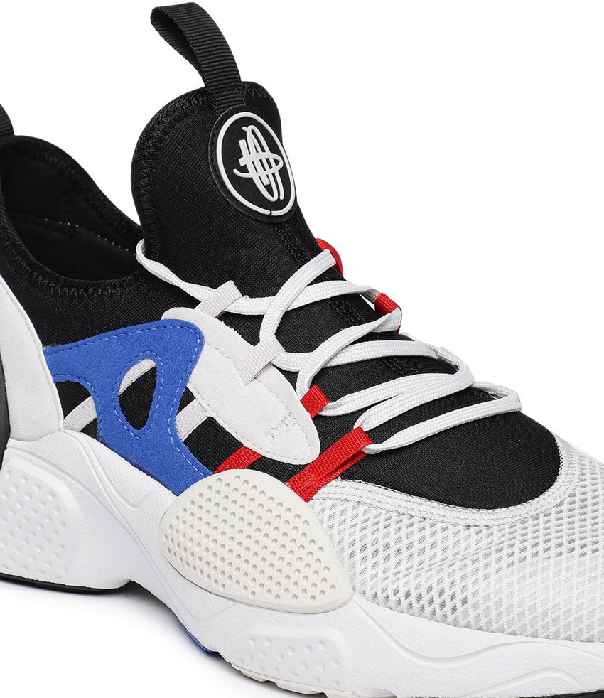nike huarache off white black
