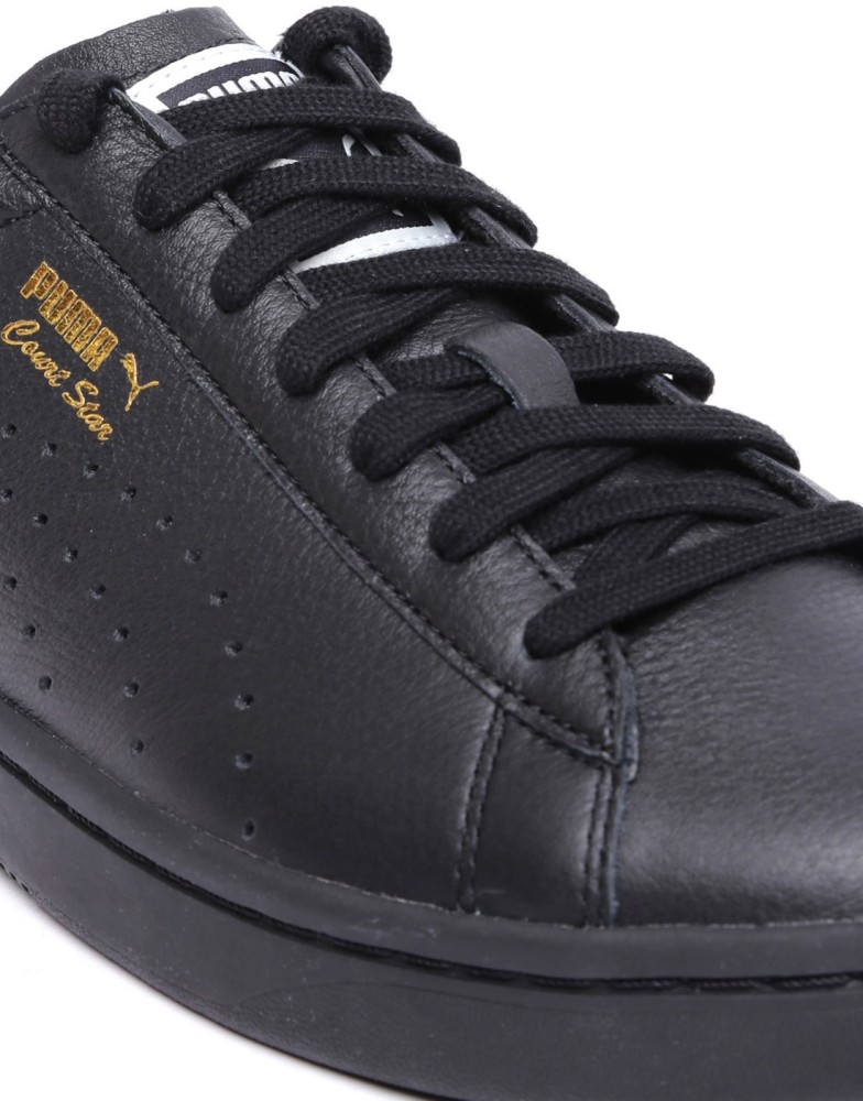 Puma court store star nm black