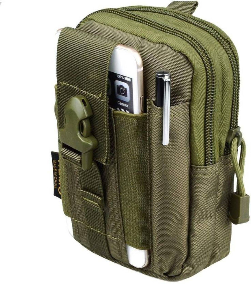 HARHIM Tactical Waist Belt Bag Universal Outdoor EDC Military Holster Wallet Pouch Phone Waist Belt Bag Green Price in India Flipkart