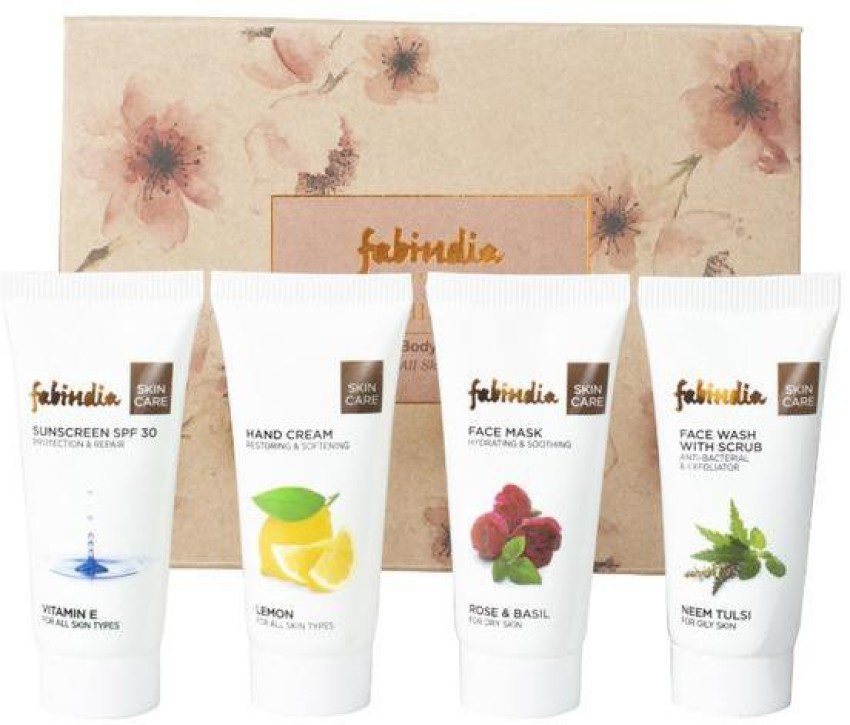 fabindia Face and Body Essential Gift kit 120ml Price in India