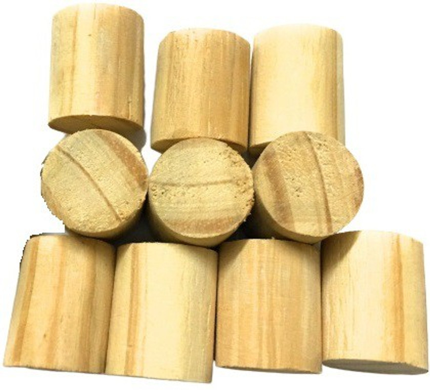Round 2024 wooden blocks