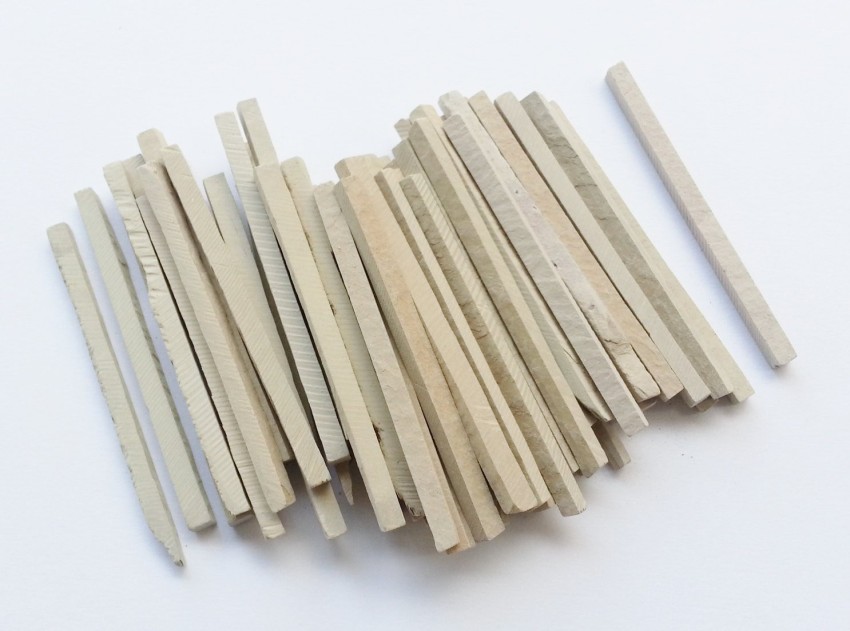 White Limestone Slate Pencils Consistent Size & Genuine Quality-Pack 50  Pieces