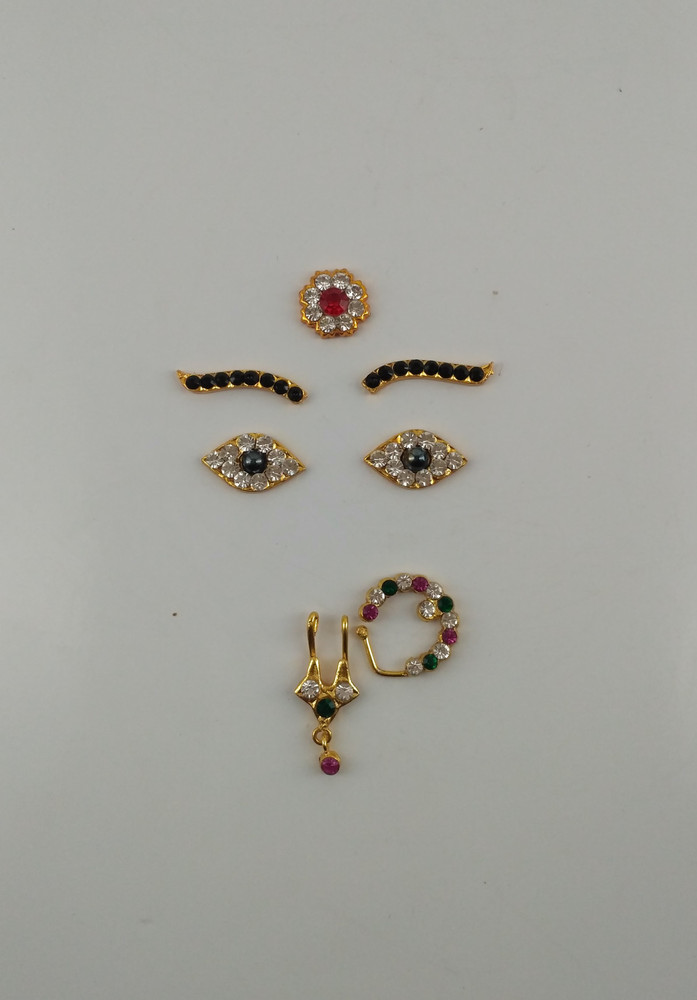 Gold nose outlet pin for goddess
