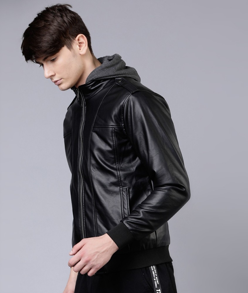 Flipkart on sale jacket leather