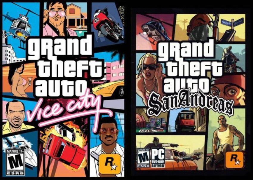 GTA Vice City (PC Game) - PC Download (No Online Multiplayer/No REDEEM*  Code) -, NO DVD NO CD