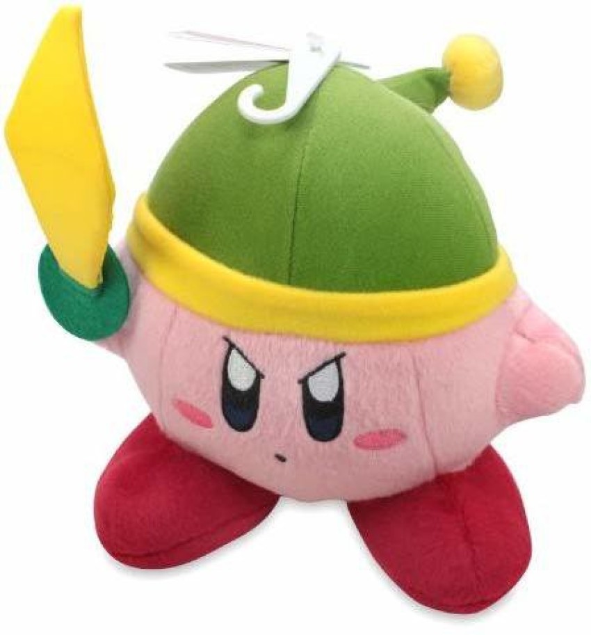  Little Buddy Kirby's Adventure All Star Collection Kirby Sword  Stuffed Plush, 6, Multi-Colored, Model:1626 : Toys & Games