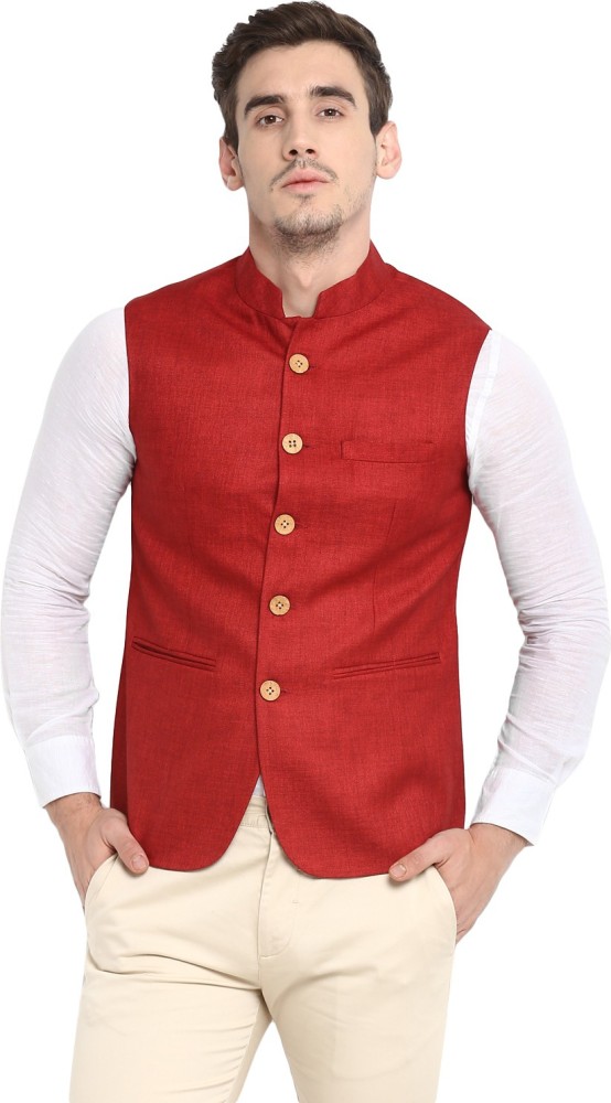 Nehru jacket outlet red tape