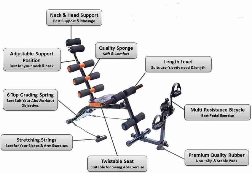 RAINBOW Seven Packs Amazing Ab Builder Full Body Exercise Machine