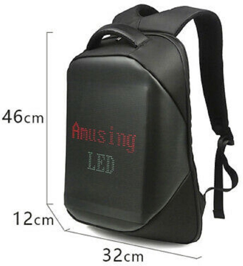 ARROHA Smart LED Backpack 4 L Laptop Backpack Black Price in