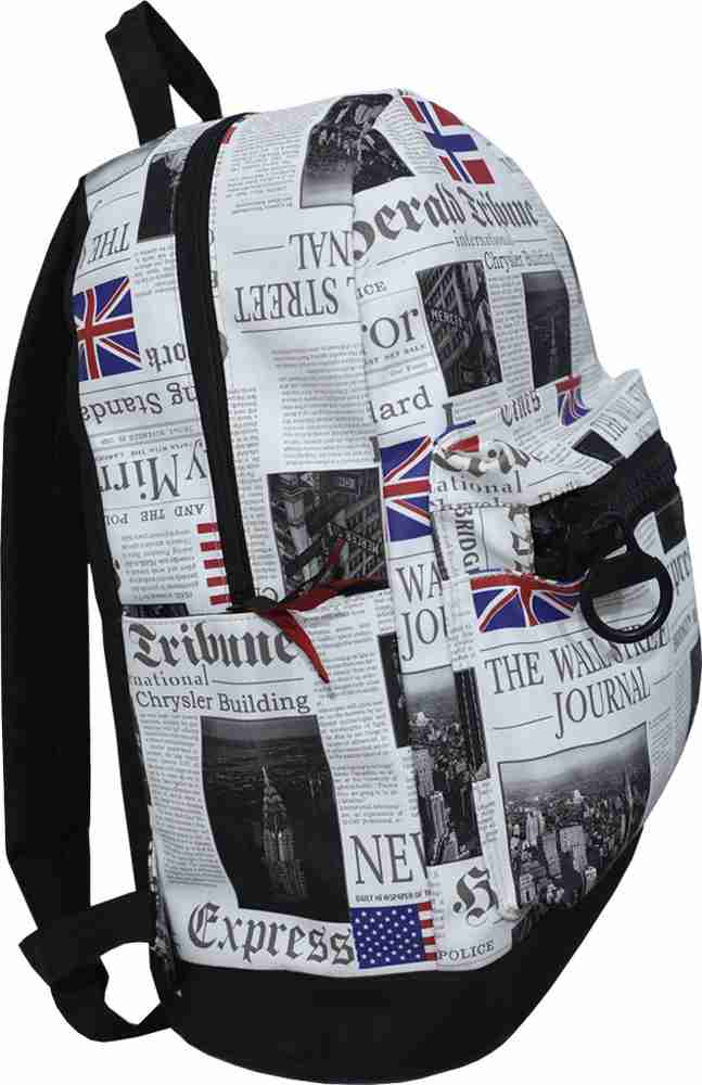 Newspaper print bag hotsell