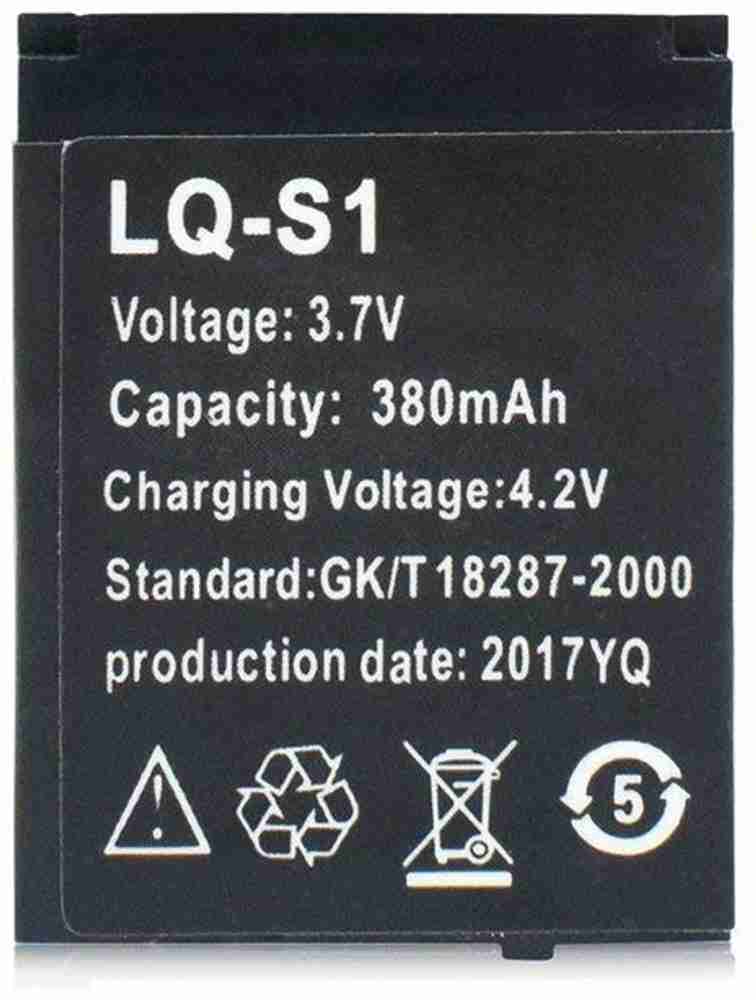 BuyKarNow 380mAh LQ S1 for DZ09 Smartwatch Smart Watch Battery