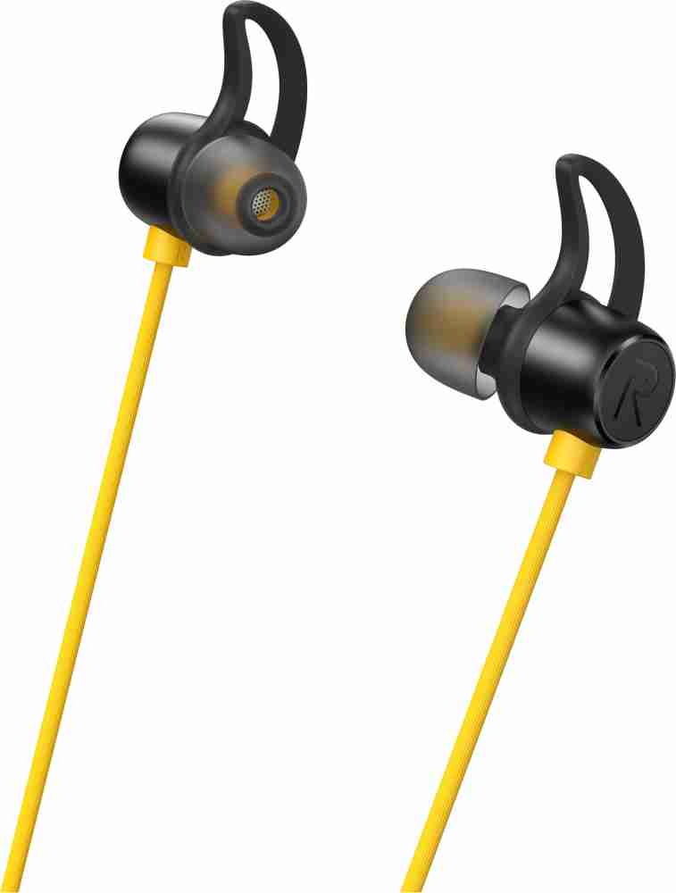 Earphones, Magnetic Neckband Wireless Bluetooth Earbud Stereo Music Sports  Headphone Games Headset - Yellow