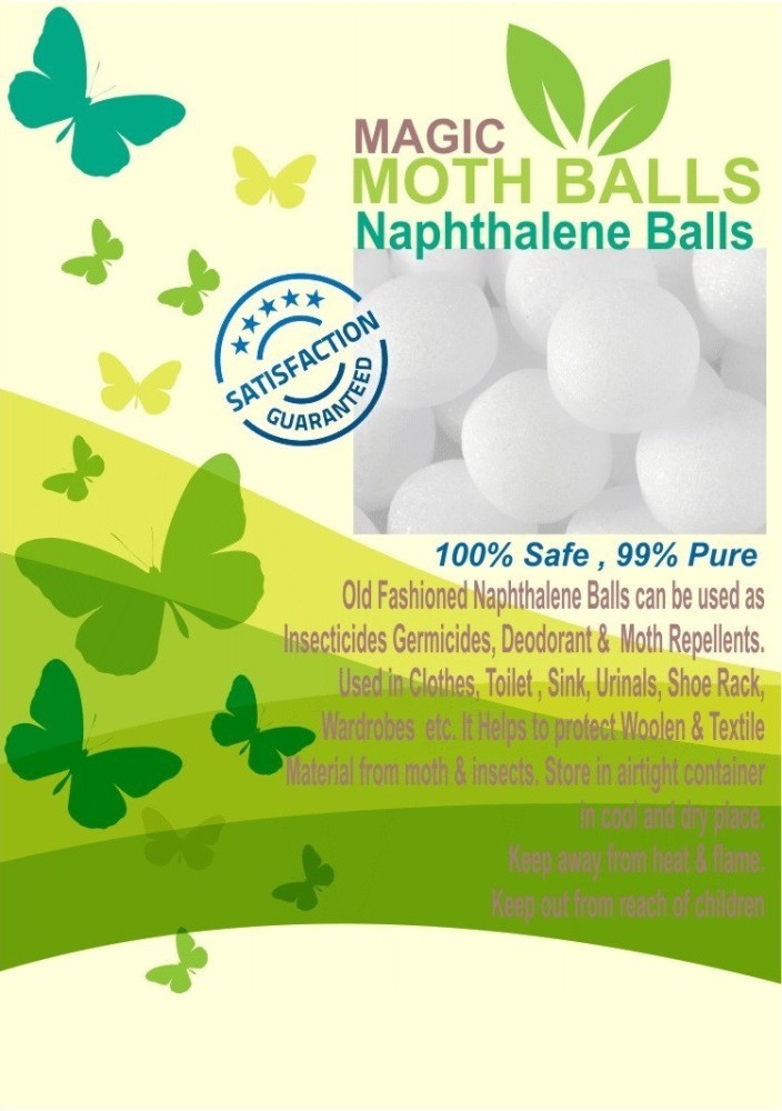 LJL Traders Naphthalene Balls for Clothes / Bathroom / Wardrobe