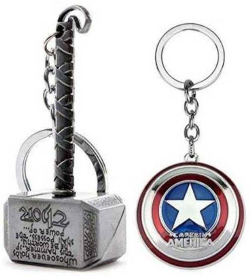 Sanvio Marvel Avengers Thor Captain America Pack of 2 Key Chain