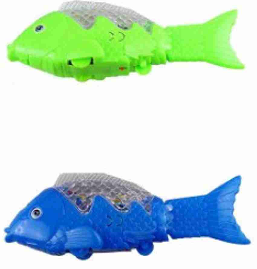 JohnMacc Cute Cartoon Electric Fish Toy Plaything Cute Cartoon