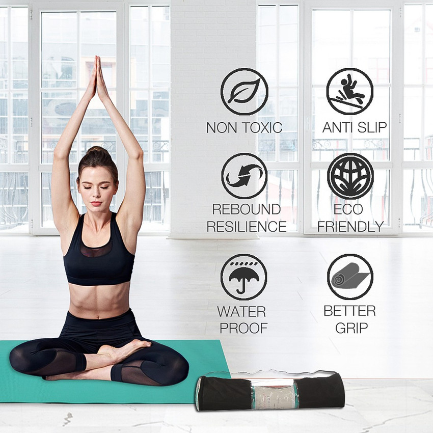 ROMEE Yoga Mats Green 4 mm Yoga Mat Buy ROMEE Yoga Mats Green 4