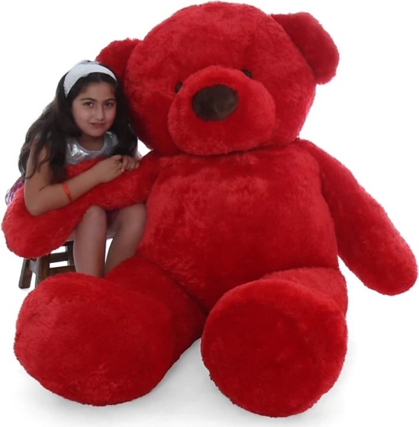 Big red teddy store bear