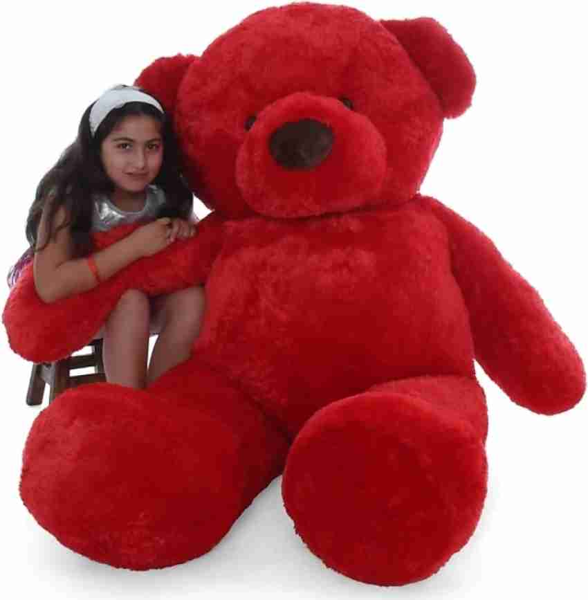 big red teddy bear